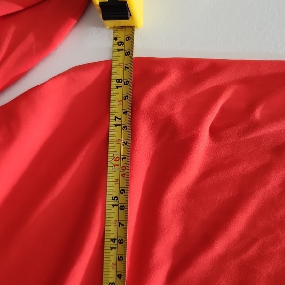 Michael Kors Womens Dress Size M Longsleeve Peachish Gold Midi Belt Tunix - Picture 8 of 10